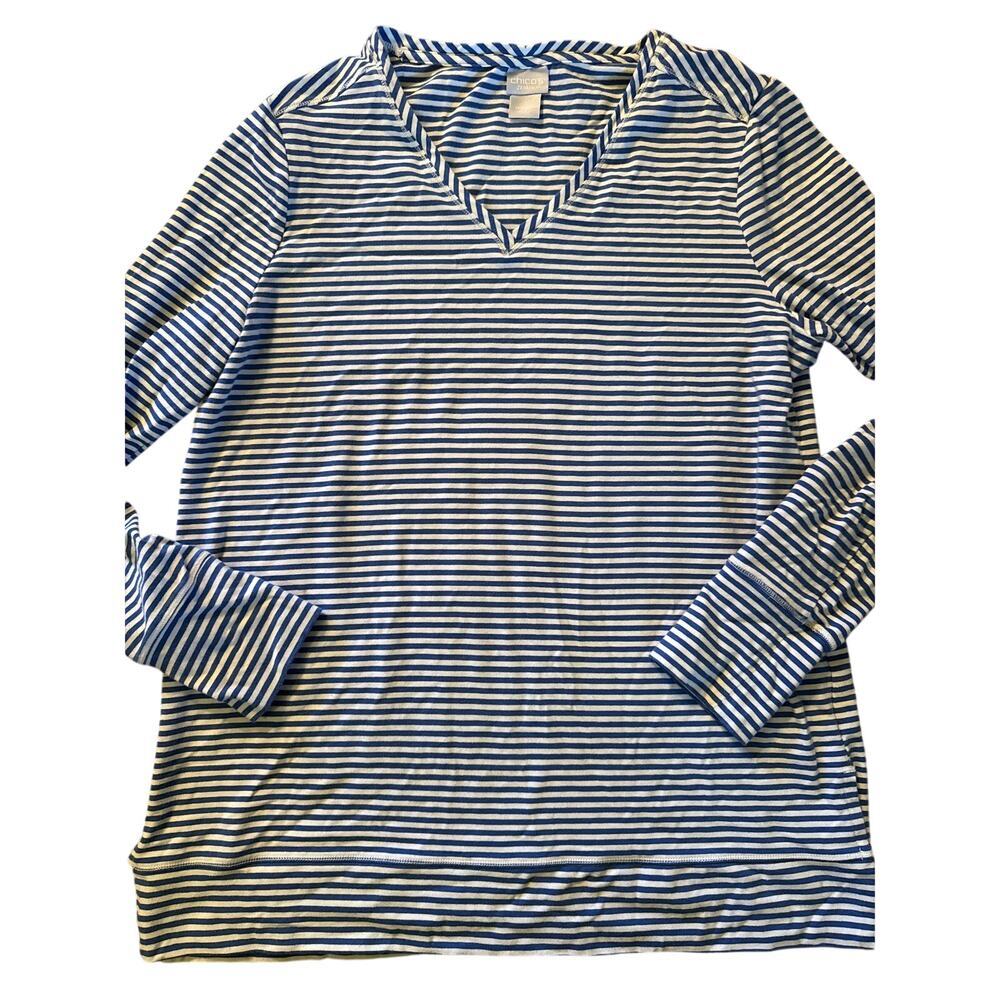 CHICOS TOP - size 8/10 - Picture 1 of 5
